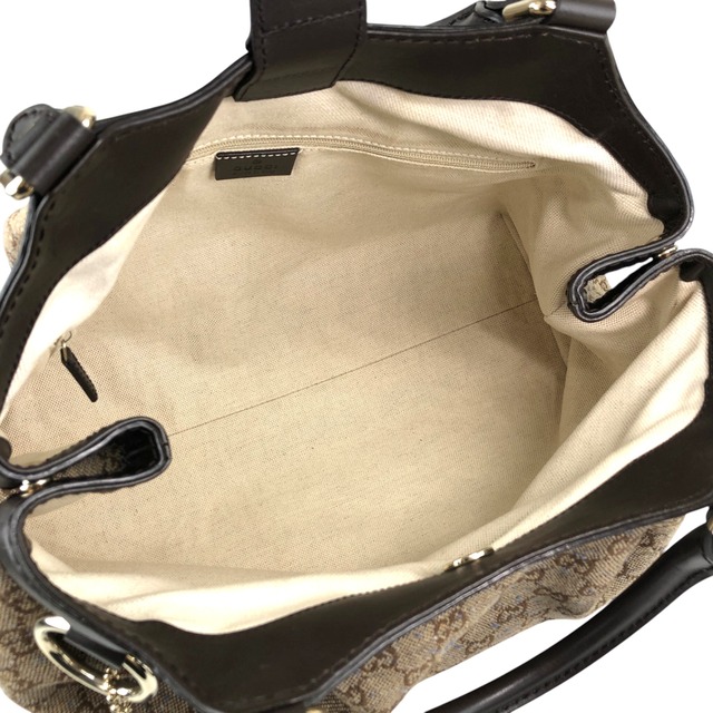 GUCCI グッチ GGキャンバス トートバッグ ブラウン スーキー ネップ ジャガード vintage ヴィンテージ オールド cyznyp