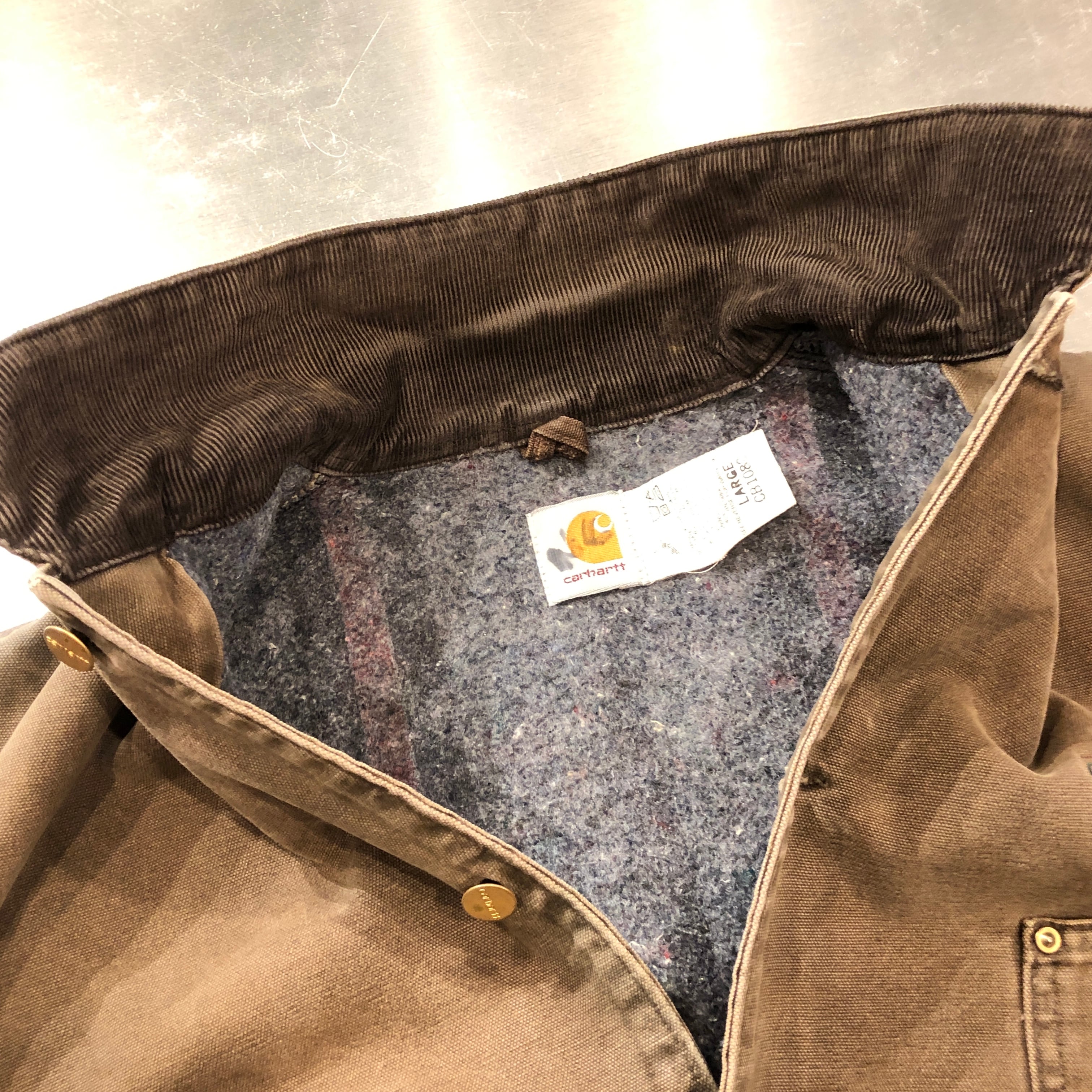 ⊕CARHARTT DUCK CHORE COAT BROWN L USA | safarionline