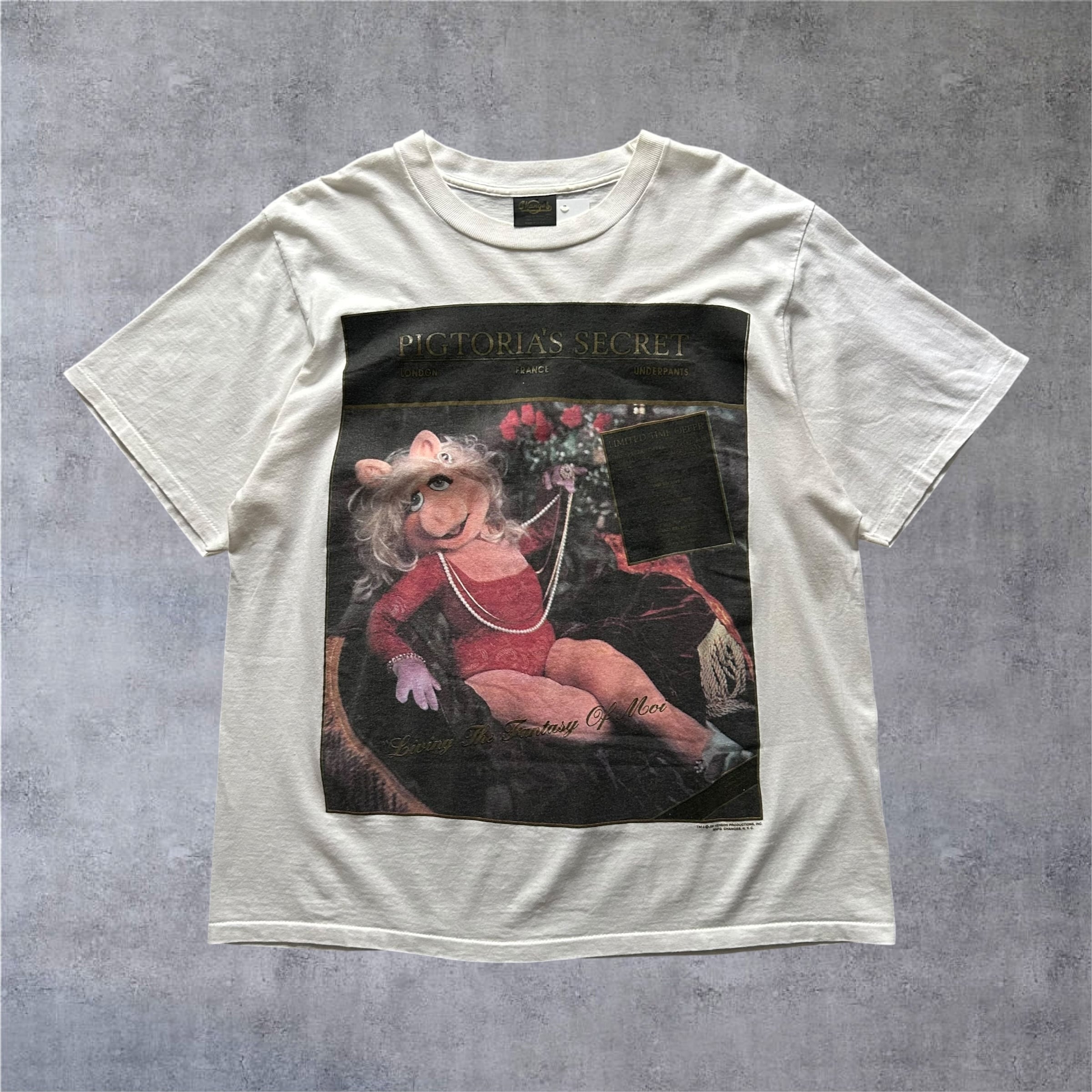 1990s Changes Miss Piggy "Victoria's Secret Parody" T-shirt【高円寺店】