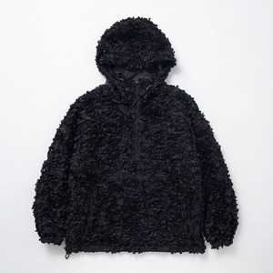 Flower anorak jacket（BLACK）