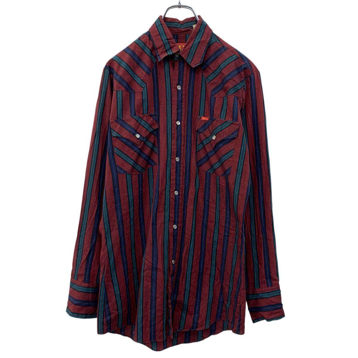 90s RRL 三ツ星タグ ネルシャツ チェックシャツ ダメージ有り サイズ