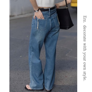 american style straight denim