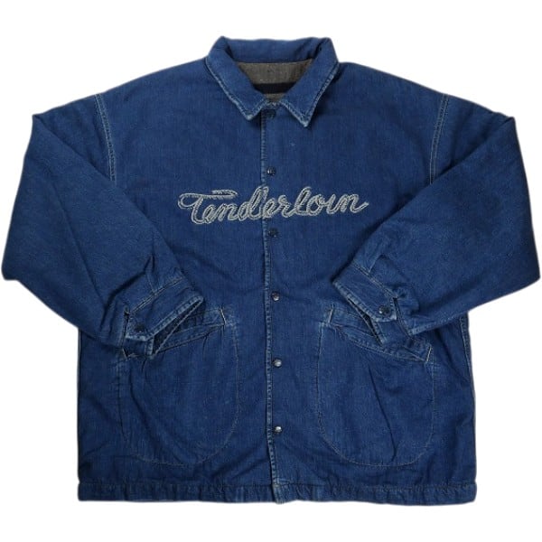 Size【L】 TENDERLOIN テンダーロイン DENIM BLANKET COACH JKT コーチ
