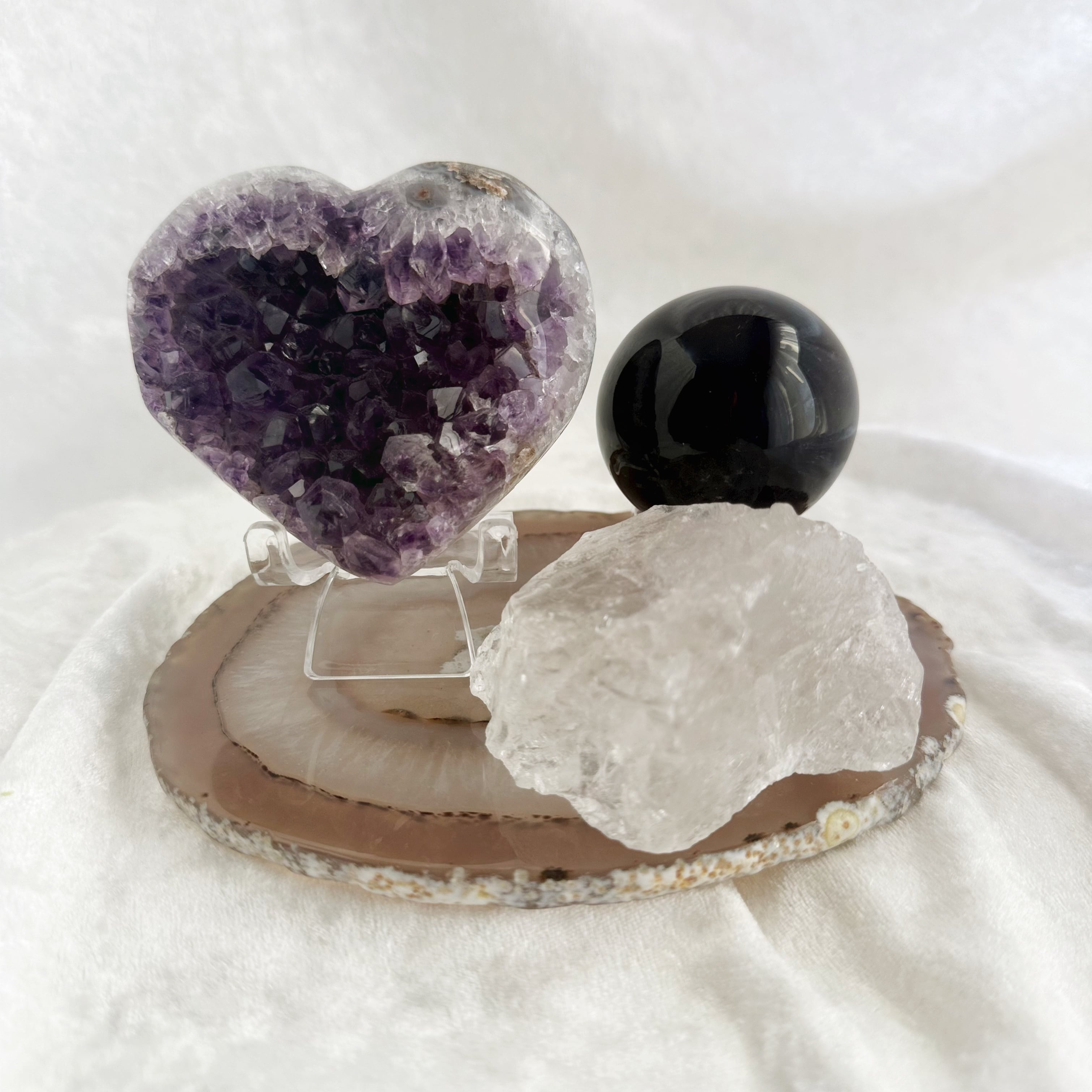 ハートアメジストクラスター 1点物 現品限り アメジスト 開運
