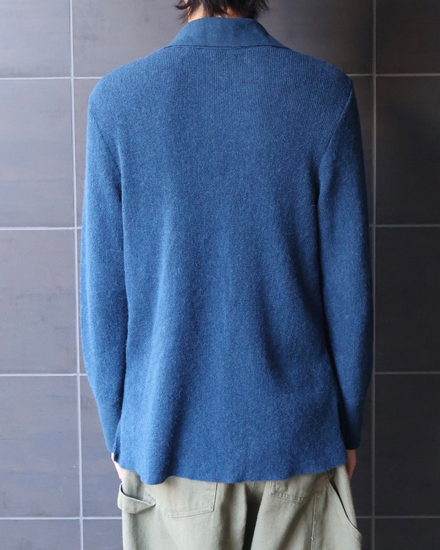 2 pocket shirt knit cardigan