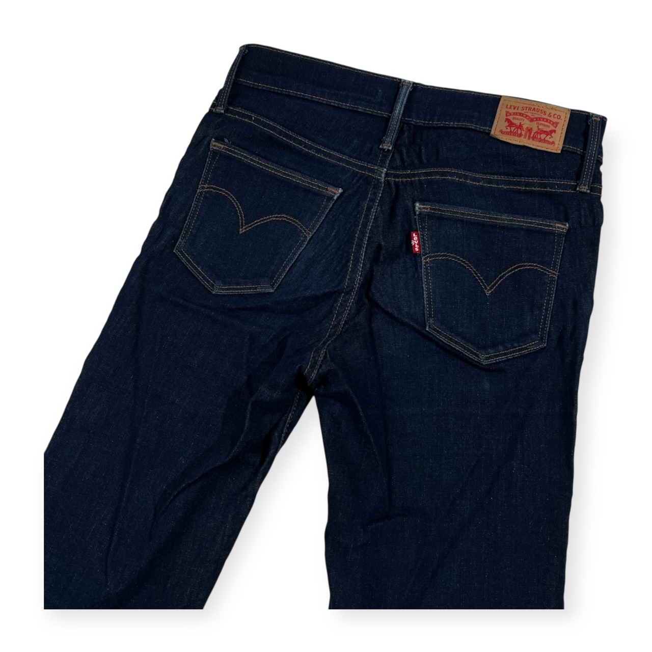 Levi's リーバイス SLIMMING SLIM デニムパンツ ジーンズ スリム ストレッチ 27 /インディゴ