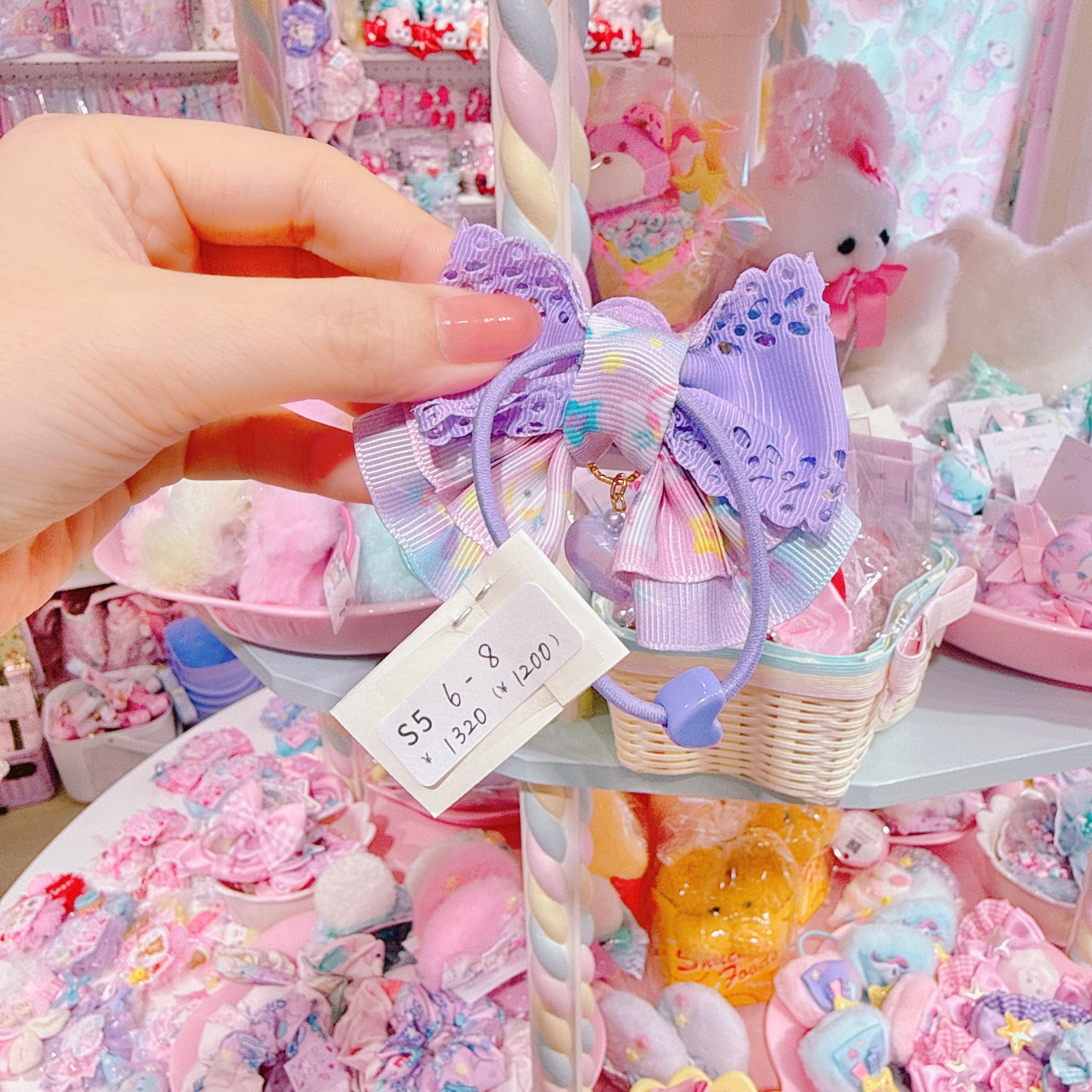 【S5】6-8ミニフレアヘアゴム