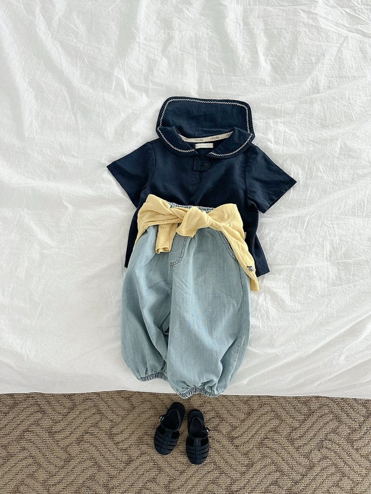 [the mnrb] Slub Denim Joggers / [미니로브] 슬럽데님조거