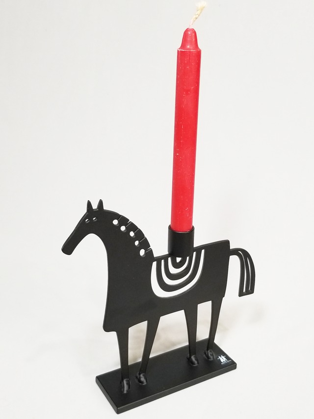 BENGT&LOTTA candlestand HORSE ベングト＆ロッタ 鉄製ろうそく立て 馬