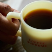 COFFEE SUPREME X TSUNAGU CRAFT オールドミルクグラスマグ