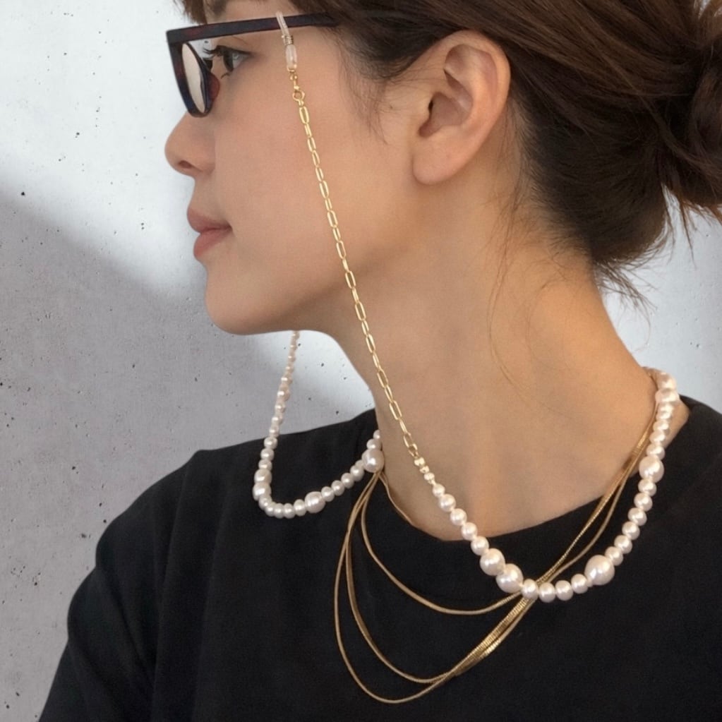 淡水パールグラスコード・ネックレス/14kgf | Juema ジュエマ