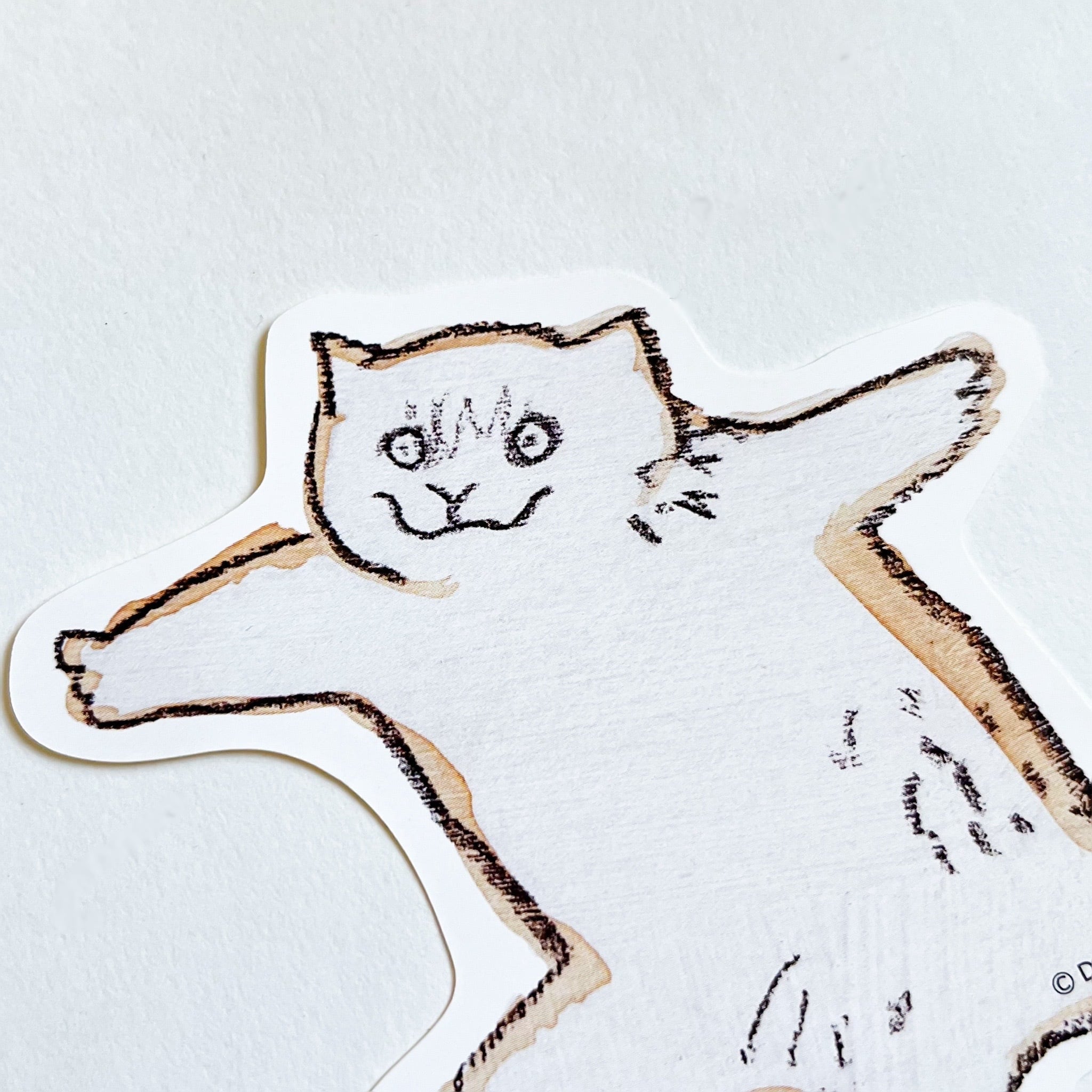 黒山 Kathy Lam ステッカー i am sorry flying cat | hmm, by 東京都