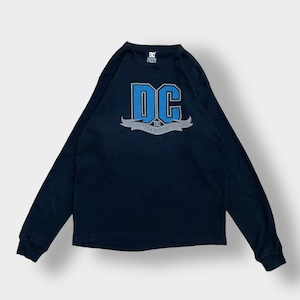 【DC Shoes】サーマルシャツ 長袖シャツ ワッフル ロンT プリント DCロゴ DCシューズ L US古着