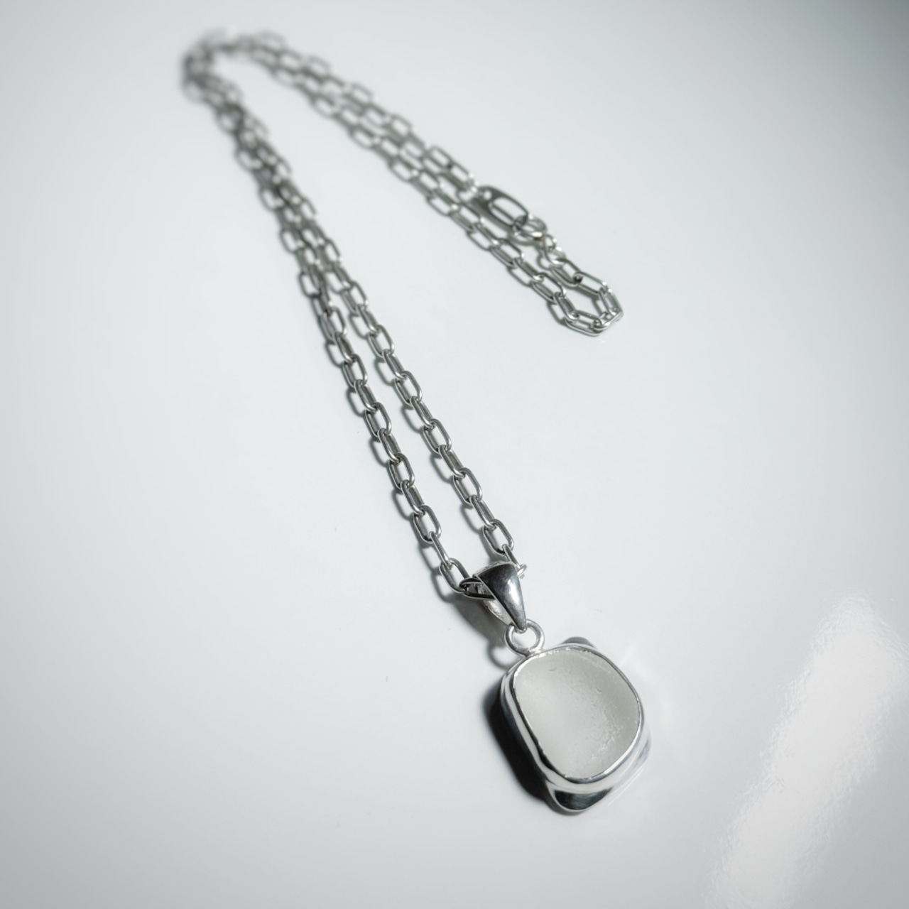 Horizon / Sea Glass  Pendant Head Rough