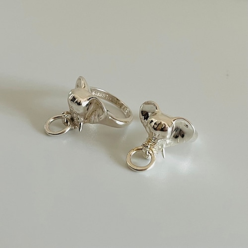 vintage Tiffany ヴィンテージティファニー1995 knock door elephant ring silver925 象 シルバーリング10.5号、15.5号