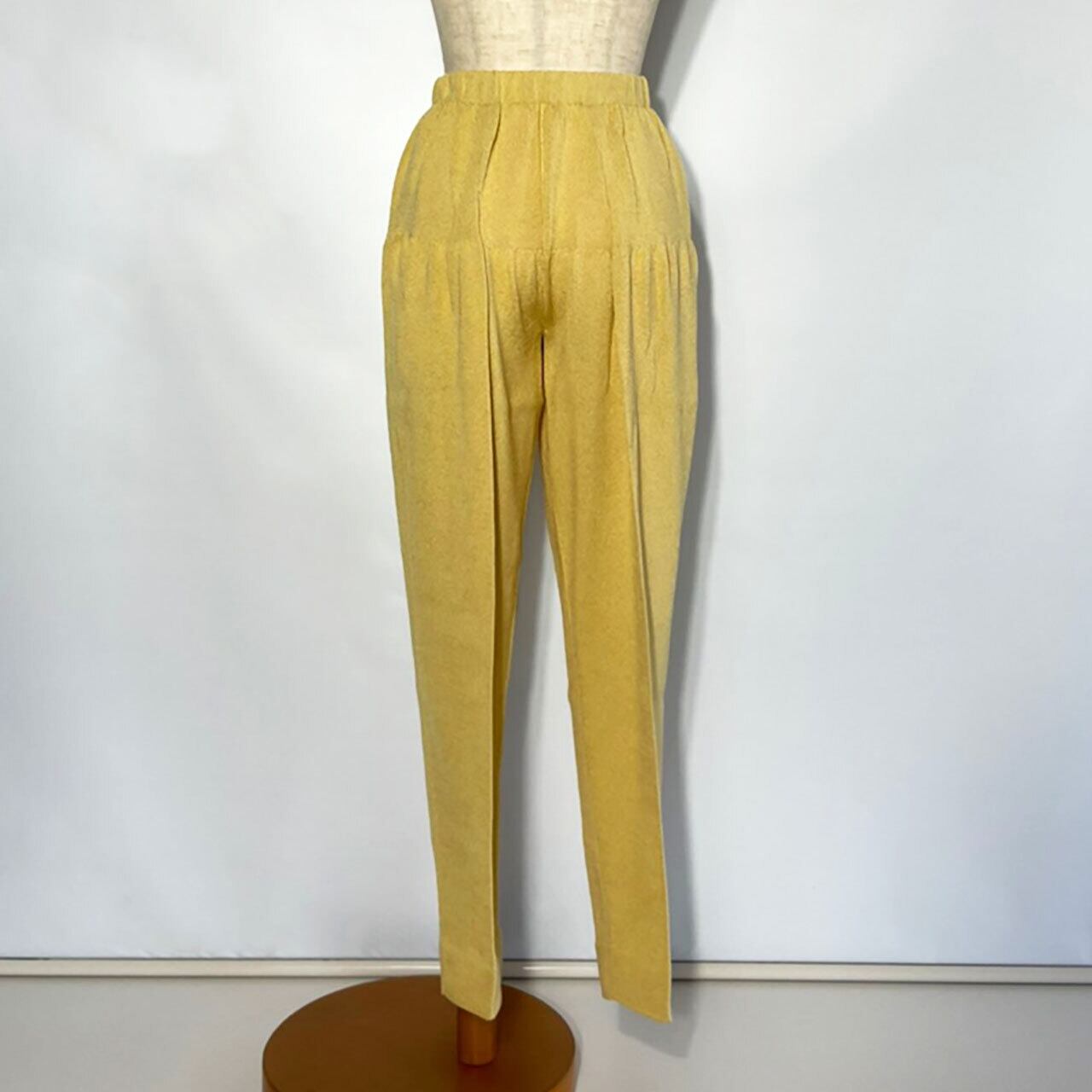 49 lemon yellow pants | MIYUKI YAMAMOTO