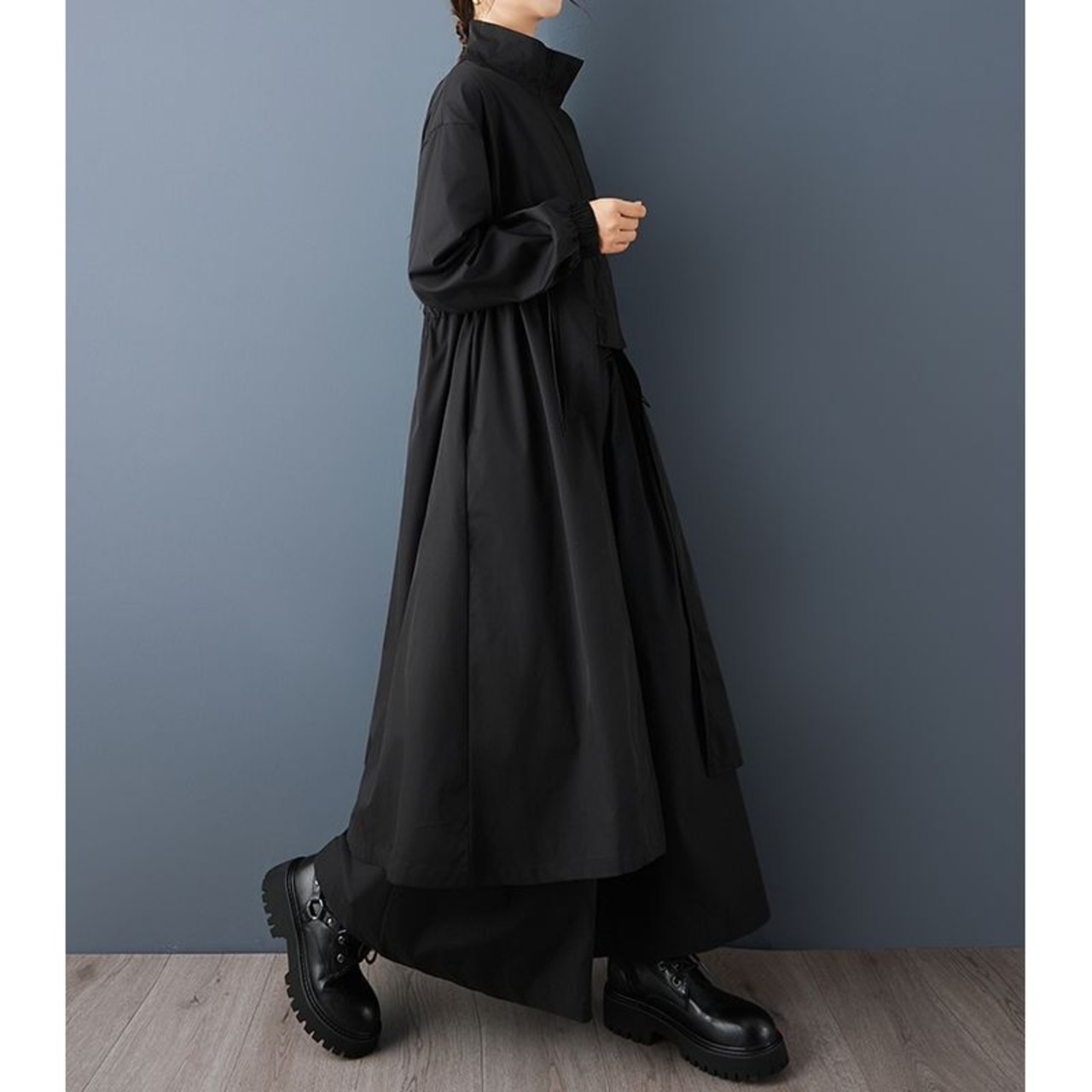 アシメ ジップ モードジャケット  60056