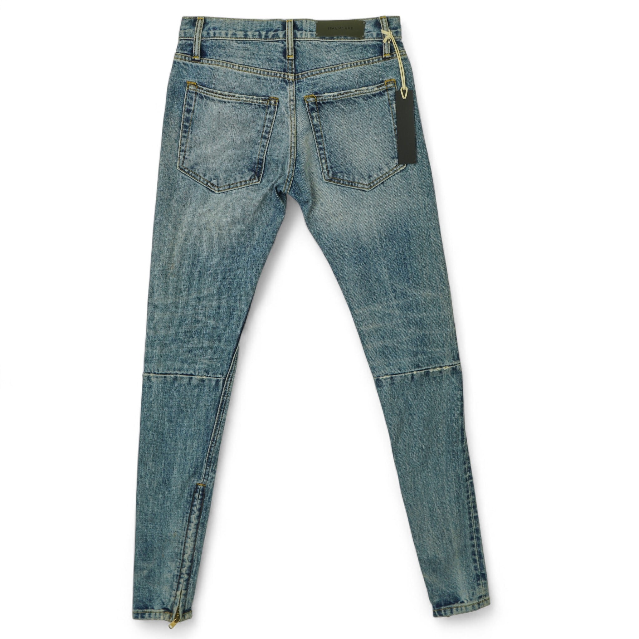 W28 FEAR OF GOD SELVEDGE DENIM VINTAGE INDIGO JEAN fourth 