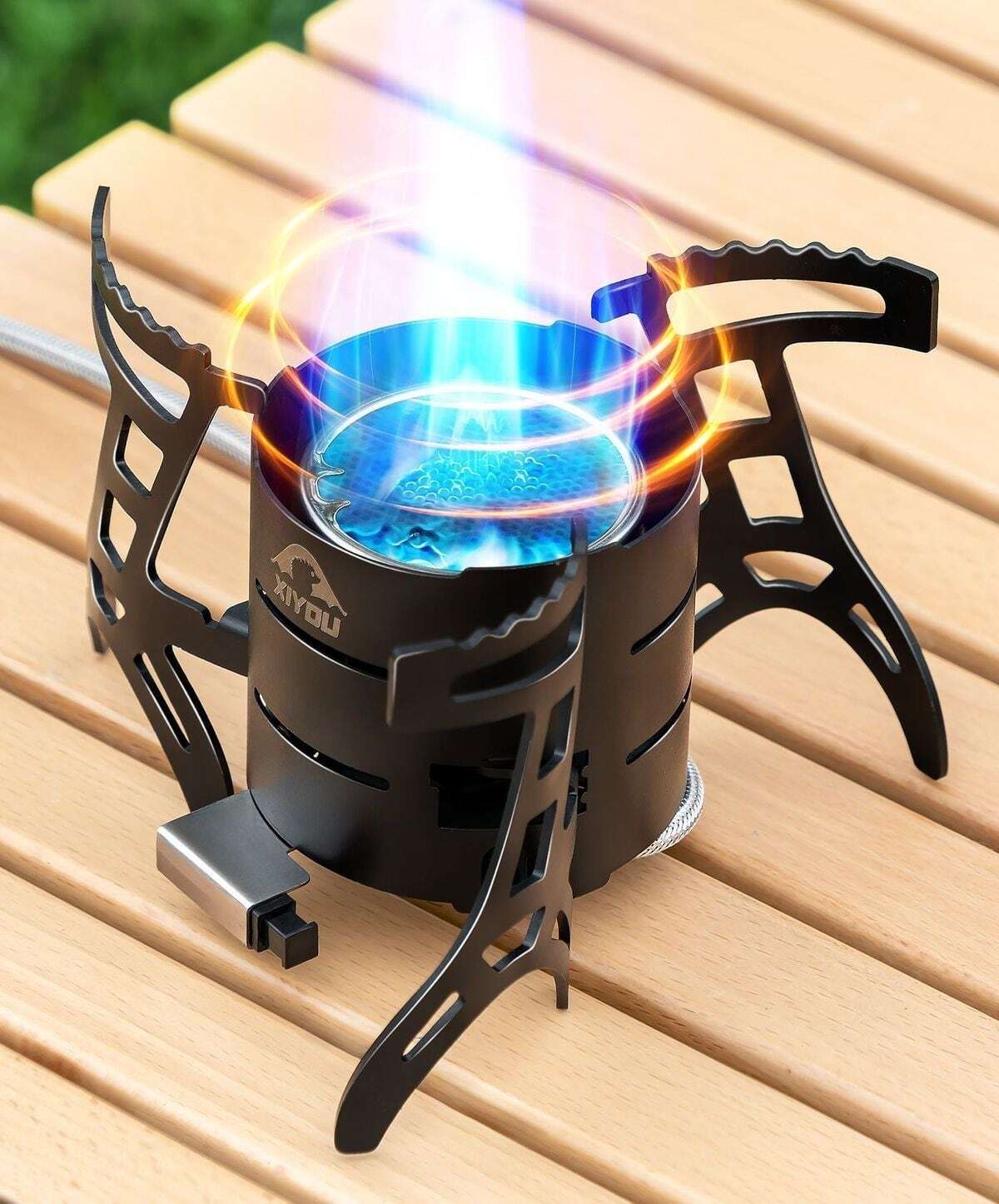 A100.アウトドア 分割式 カセットコンロ 折りたたみ キャンプ用 防風