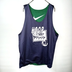 希少品　ナイキ　NBA　リバーシブル　タンクトップ　企業ロゴ　ネイビー　グリーン