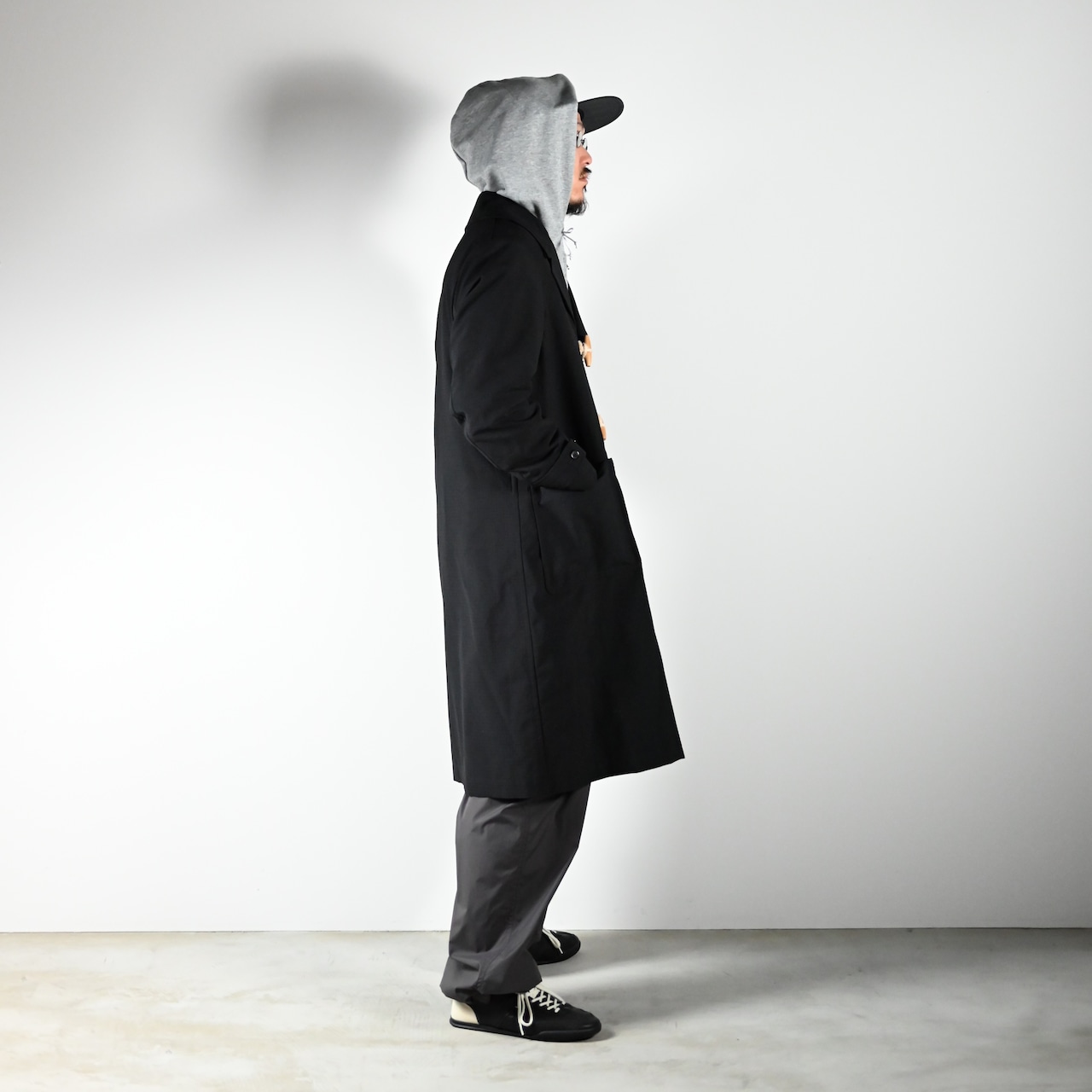 product twelve / High Count Wool Ripstop Duffle Coat コーディネート2