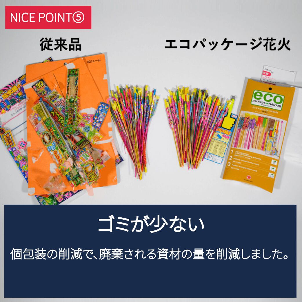 エコパッケージ花火EP-05 | 花火の若松屋 ONLINE SHOP