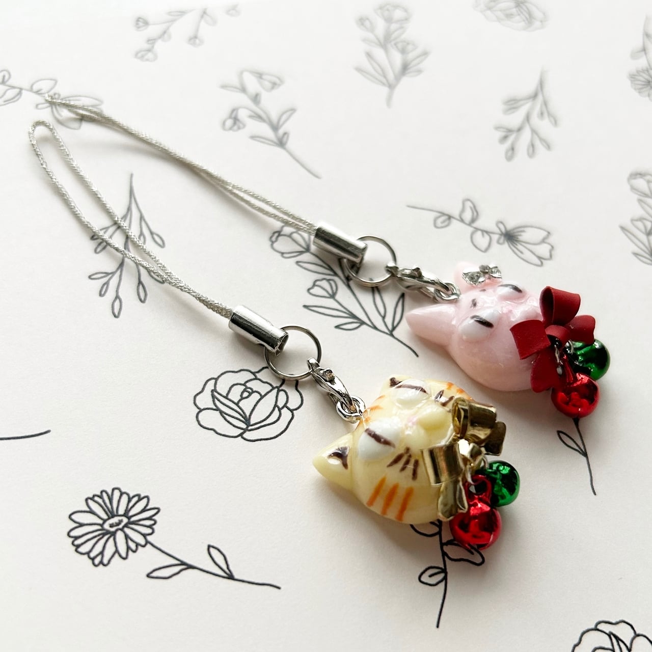 クリスマス☆ねこTK☆オーナメント 2種セット【特別セット価格