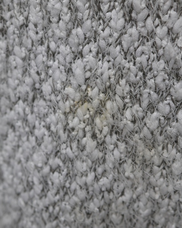 loose neck shaggy knit