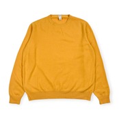 カシミヤ100% イタリア製 AGNONA アニオナ ニット セーター 50/イエロー メンズ