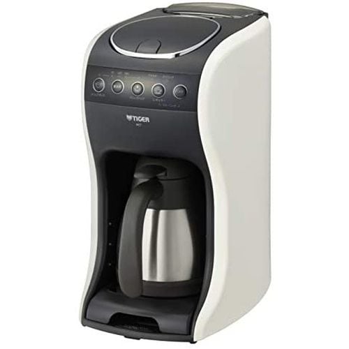 タイガー コーヒーメーカー 1〜4杯用 深蒸しドリップ 真空 ステンレス サーバー クリームホワイト ACT-E040WM
