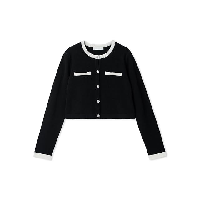 MARNI マルニ シルク混 バージンウール カーディガン ブラック | PAY ID