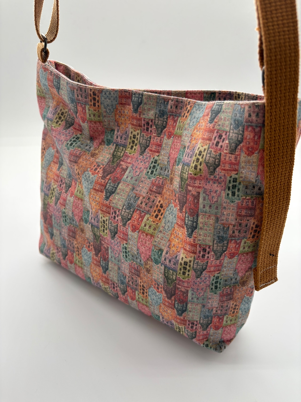 TC465◆80cm◆M◆製作事例あり◆10号倉敷帆布生地◆マレファブ◆花柄