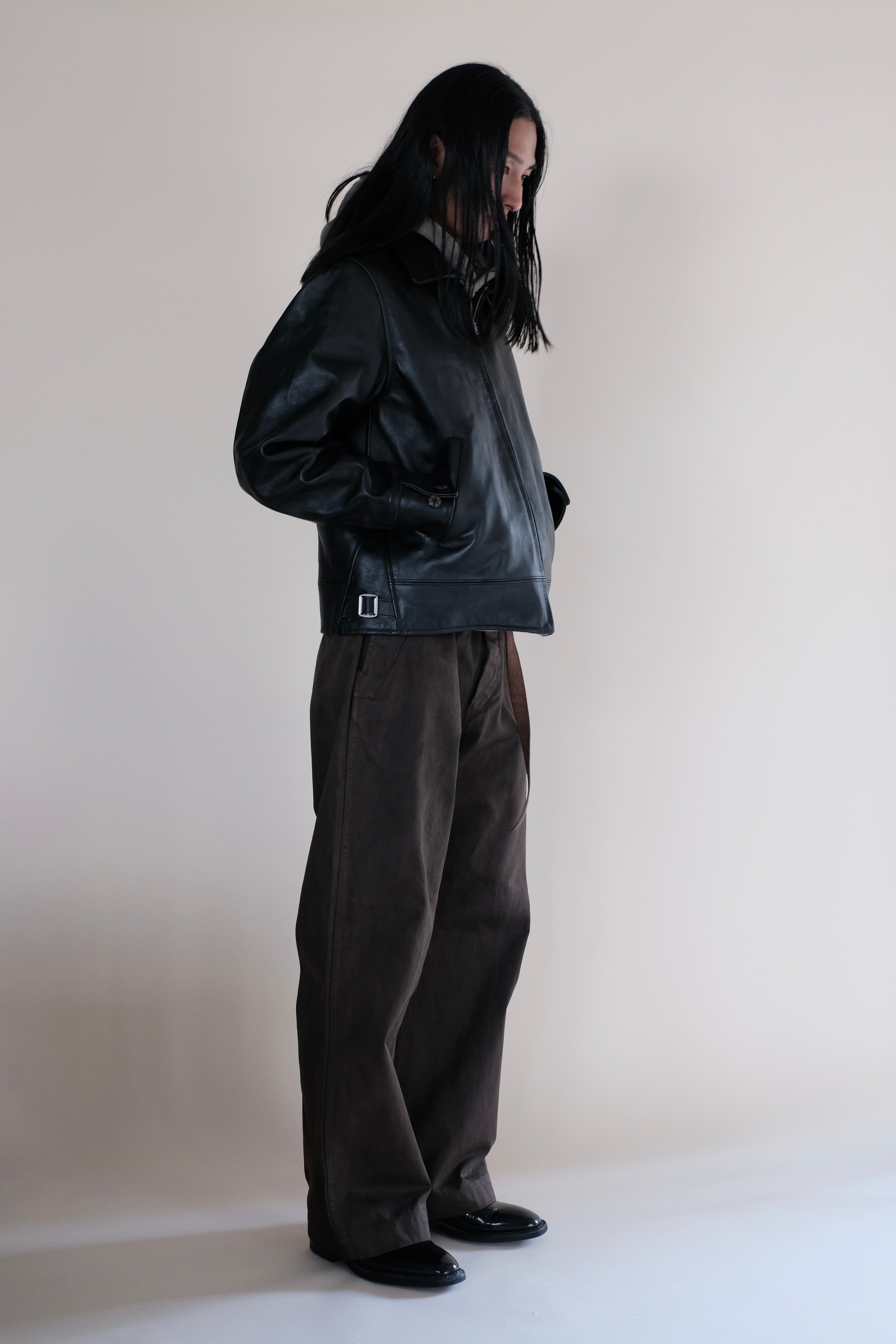 T.T / LOT.802 COSSACK LEATHER JACKET | LIVING