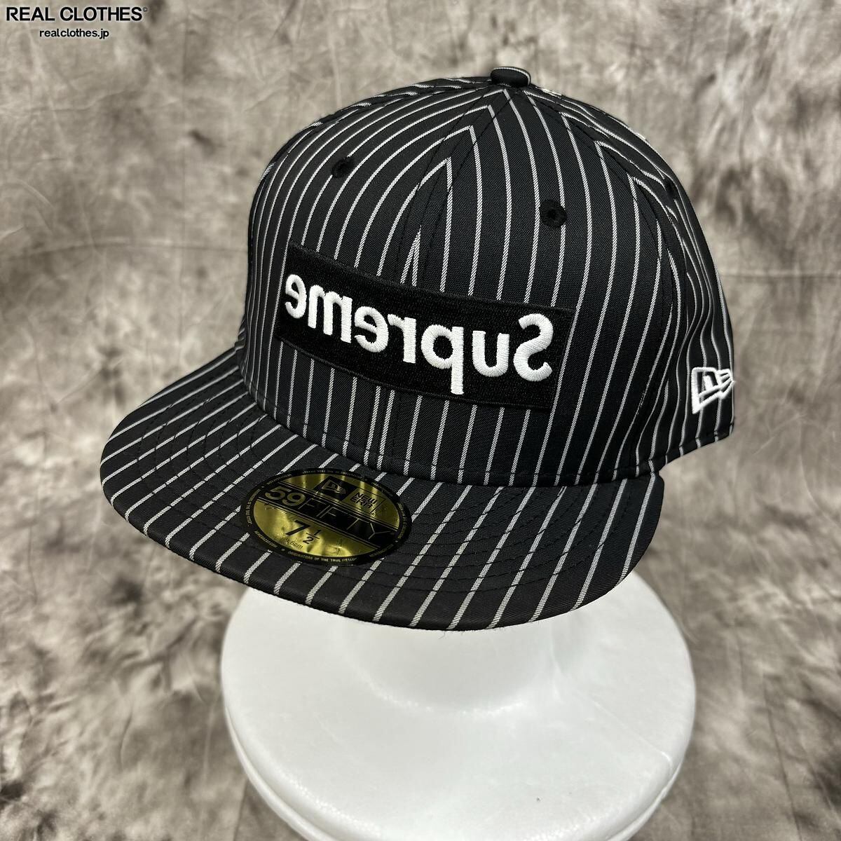 コムデギャルソンオム ロゴキャップ ブラック ブラック 新品