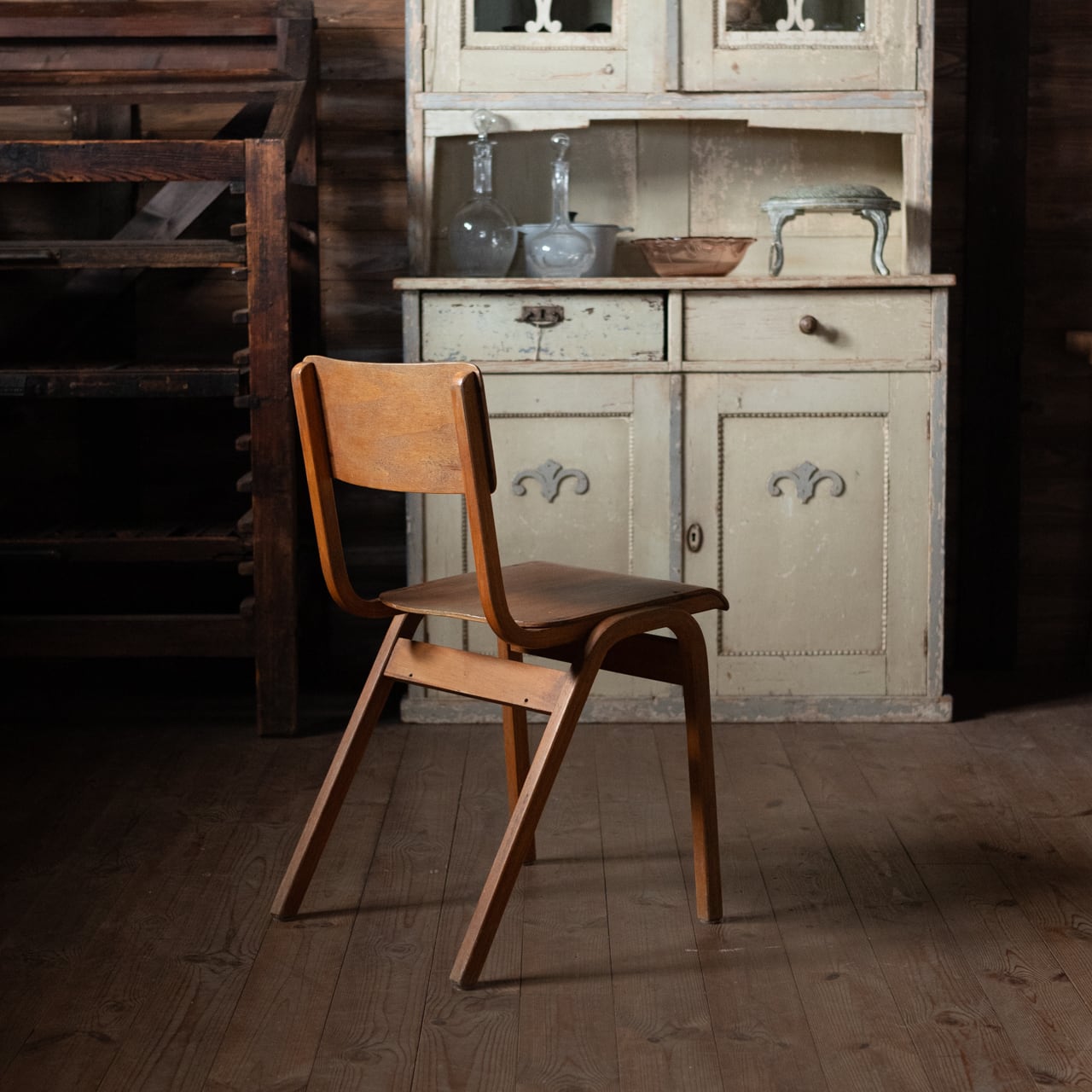 Stacking School Chair / スタッキングスクールチェア 【A