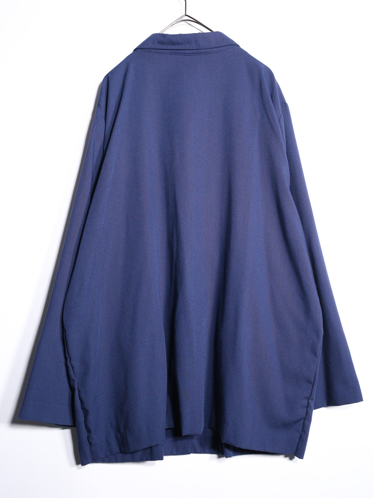 over silhouette deep navy easy tailored jacket - 11