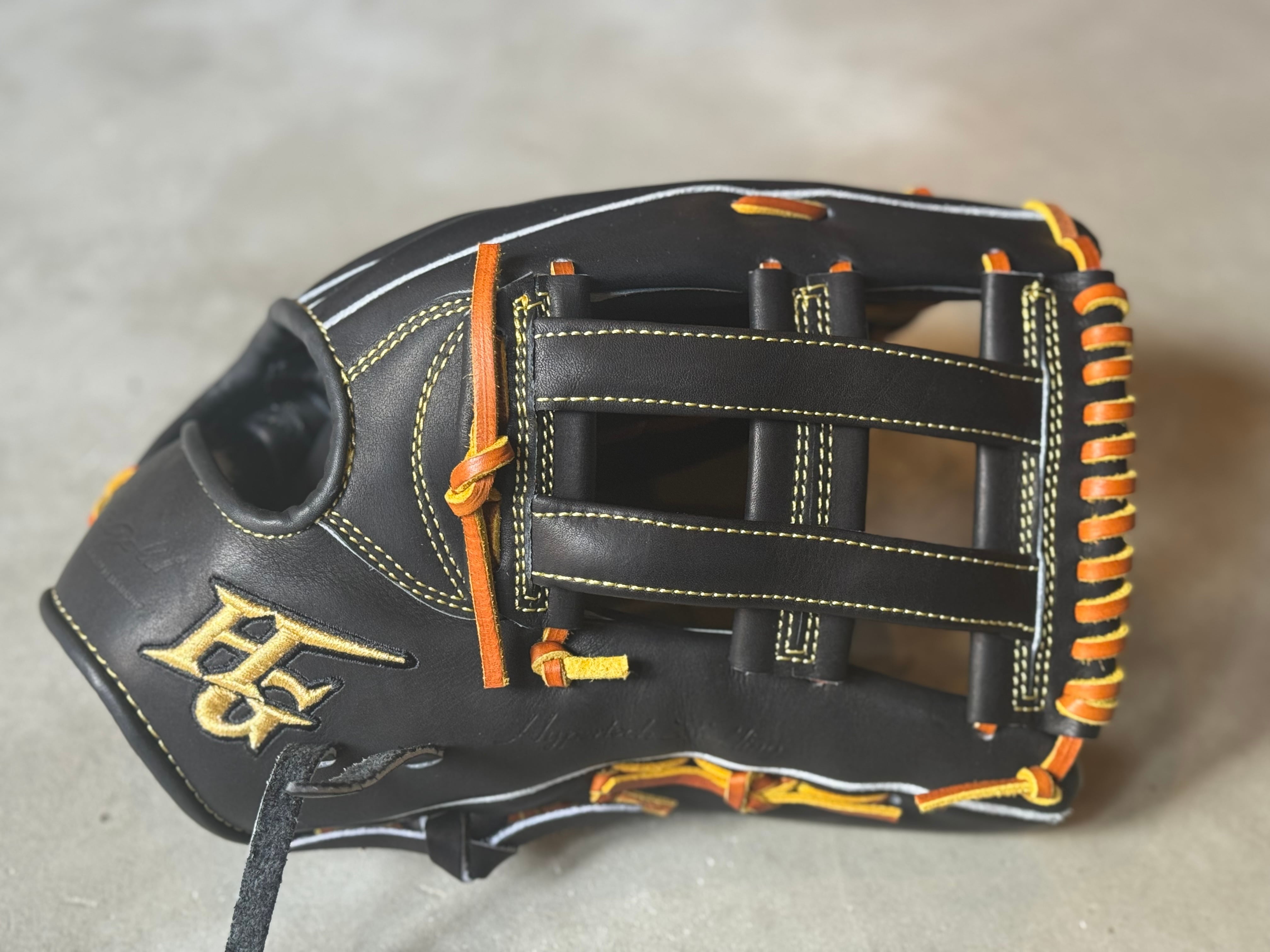 技極〜プロフェッショナル【Hi-GOLD】硬式用グローブ 外野手用