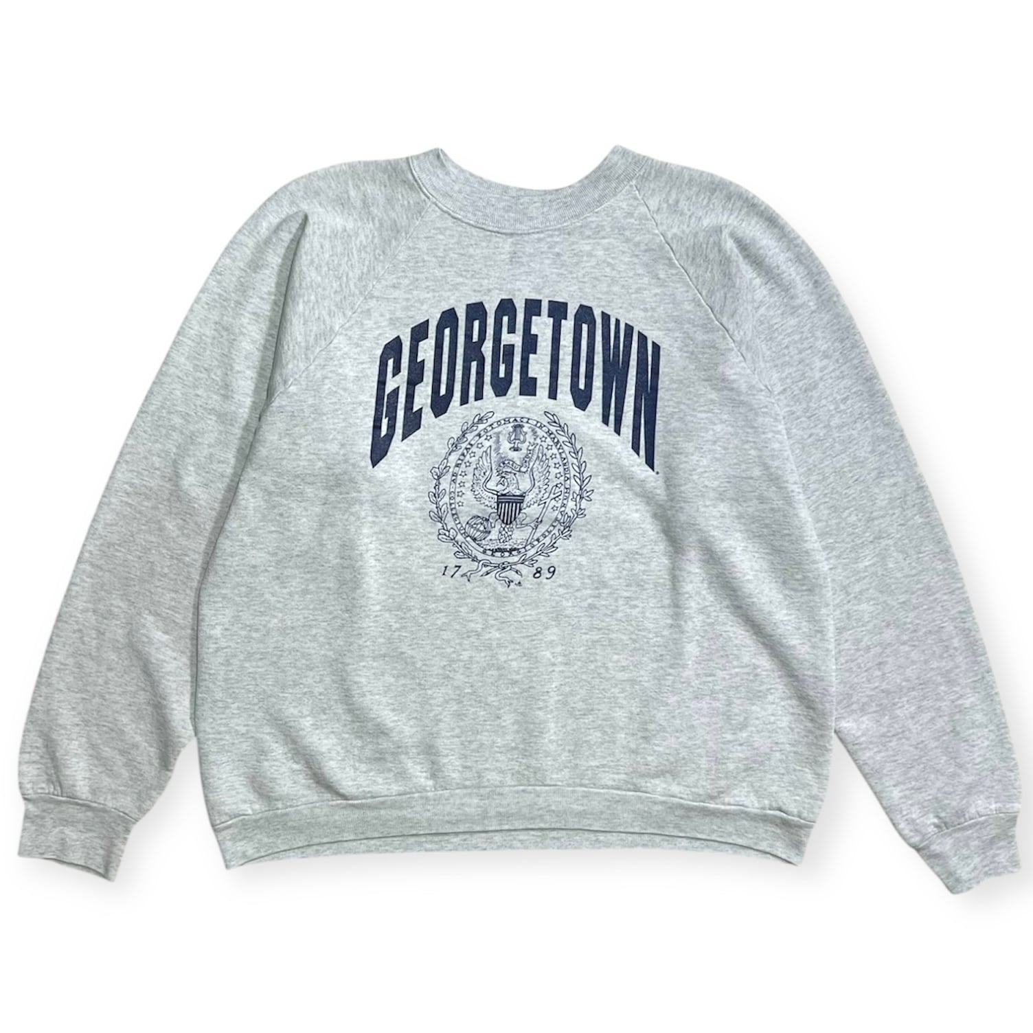80s Fruit of the Loom Georgetown College ロゴ スウェット｜USA製