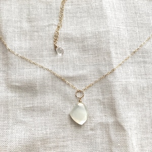 Moonstone＊Necklace/K14 gf