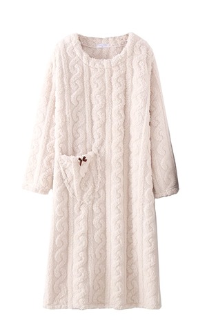 【新着特価】ゆめパジャマ ふわふわ ルームワンピース 秋冬 レディース もこもこ ガウン 着る毛布 パジャマ 寝間着 部屋着 防寒冷え対策