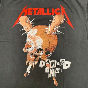 12949 メタリカ ブートTシャツ ツアーT 両面プリント メタル XL