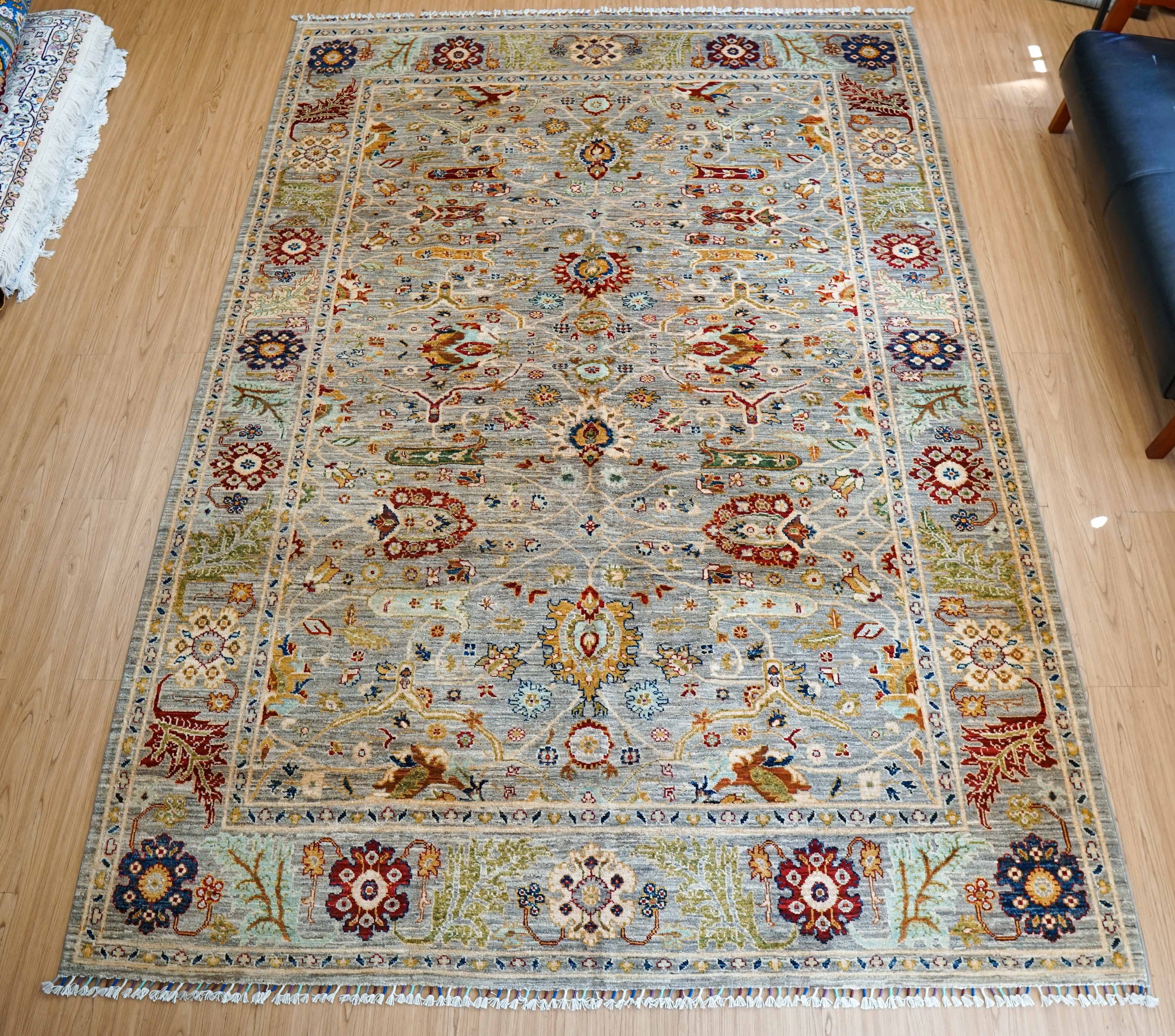 ペルシャ手織り絨毯 オールド ハマダン産 293×197cm マヒデザイン