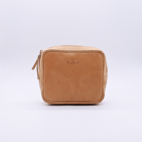 Chest bag tanned Yezo deer oil