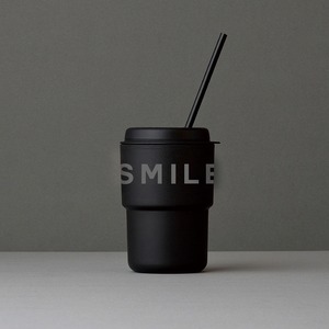 【限定ブラック】DRIVE SUNDAY タンブラー 「SMILE AND DRIVE」 WALLMUG DEMITA