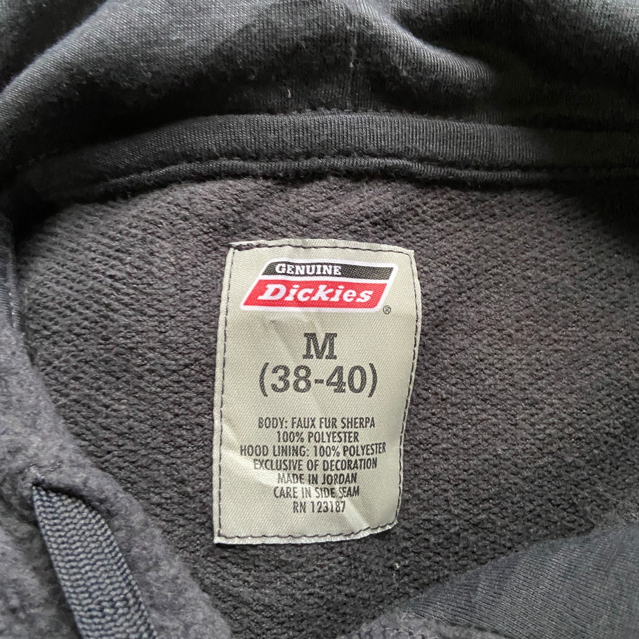 Dickies ディッキーズ ワンポイントロゴ フリースプルオーバーパーカー 