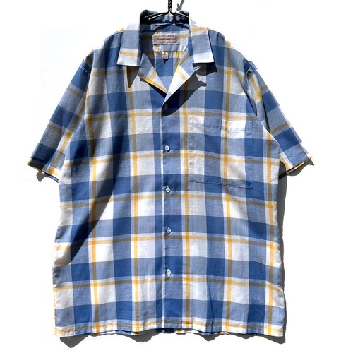 [Arrow] Vintage S/S Open Collar Shirt [1980s-] Vintage Open Collar Shirt