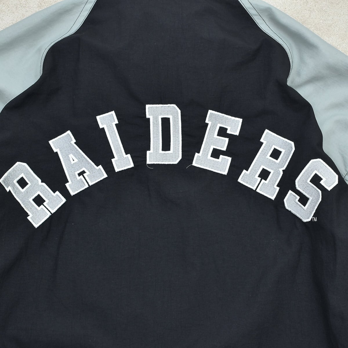 90's～ NFL RAIDERS official nylon jacket | 古着屋 grin days memory