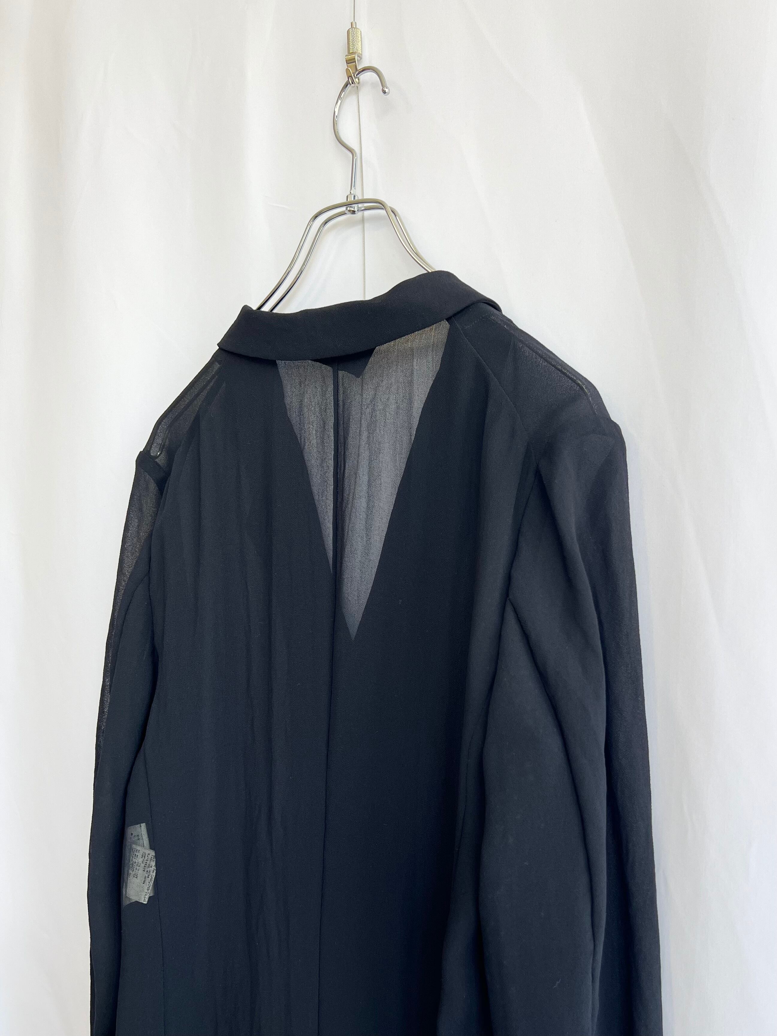 COMME des GARCONS】98s vintage sheer long length jacket | NODE