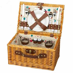 LoaMythos All in One Picnic Basket（ 保温・保冷 ミニクーラー バッグ 付） lm1003671 ピクニック バスケット