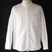 One Wash Band Collar L/S Tapered Shirts　Off White Oxford
